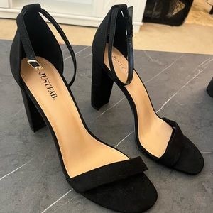 Just fab black heels